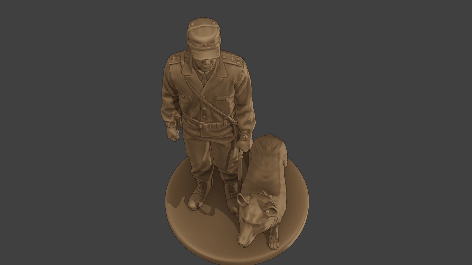 Czechoslovak communist Police K9 001 3D print model_14