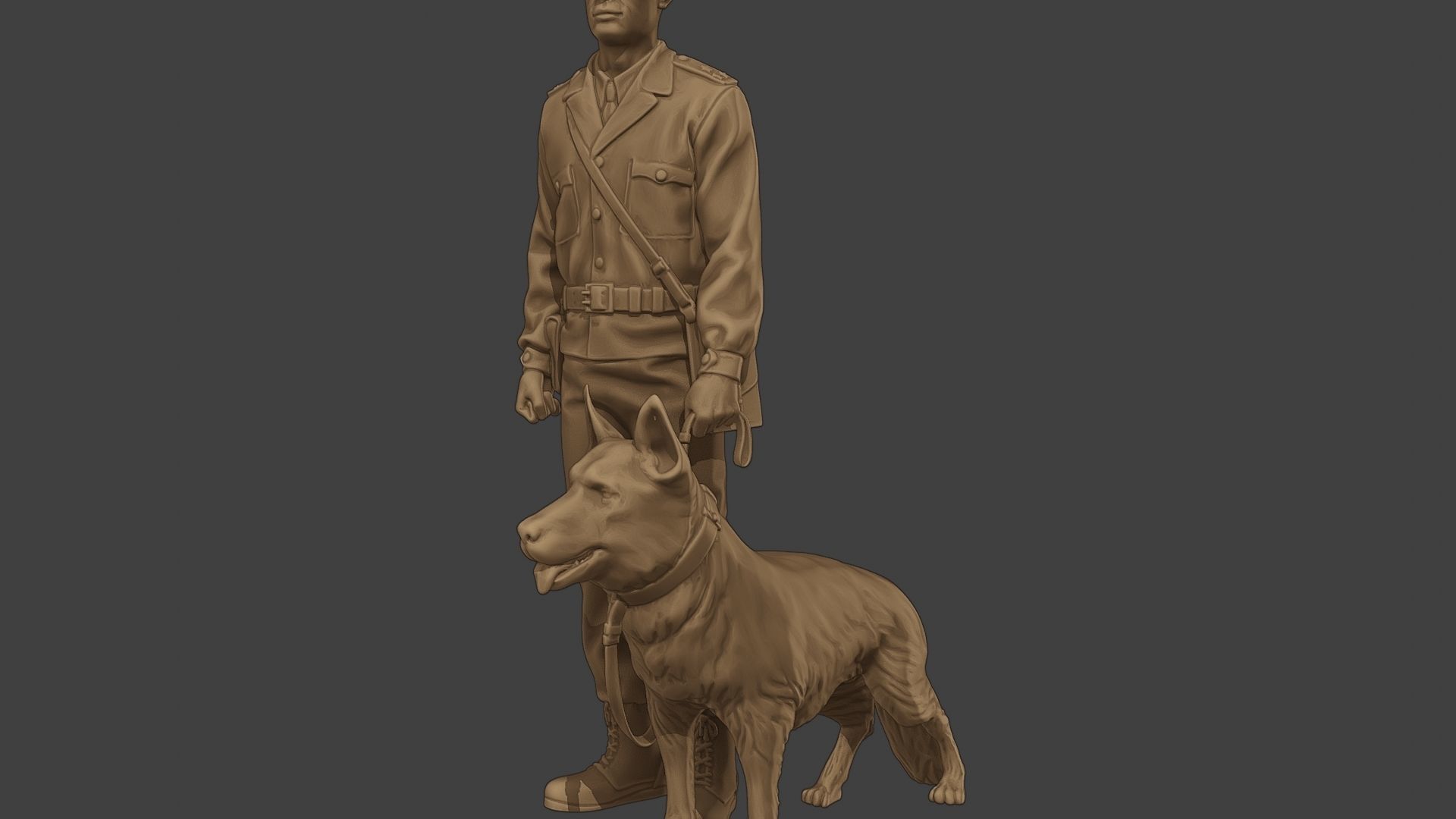 Czechoslovak communist Police K9 001 3D print model_27