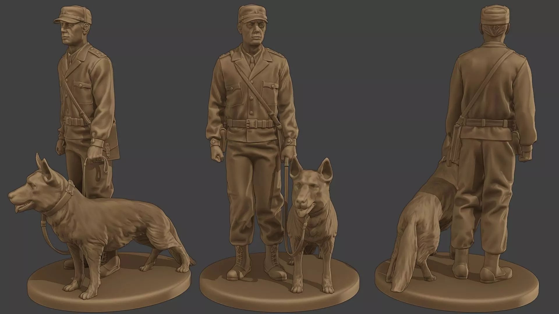 Czechoslovak communist Police K9 001 3D print model_0