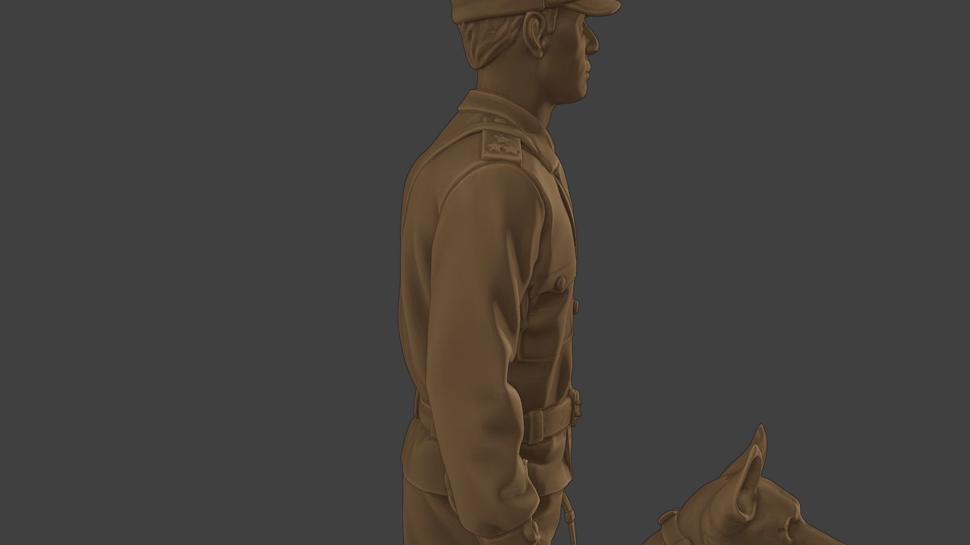 Czechoslovak communist Police K9 001 3D print model_20