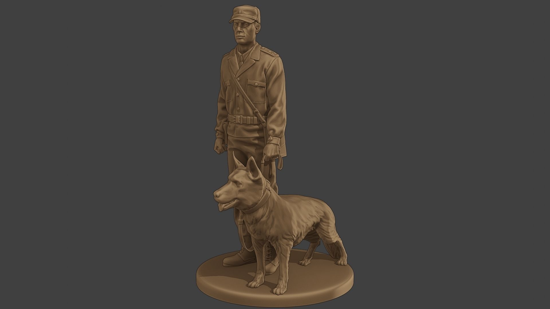Czechoslovak communist Police K9 001 3D print model_2