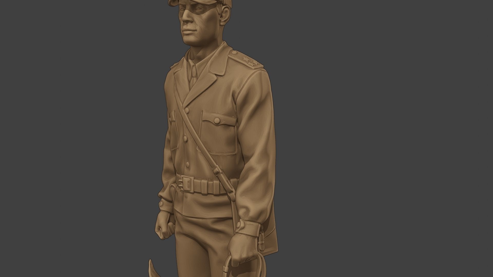 Czechoslovak communist Police K9 001 3D print model_18