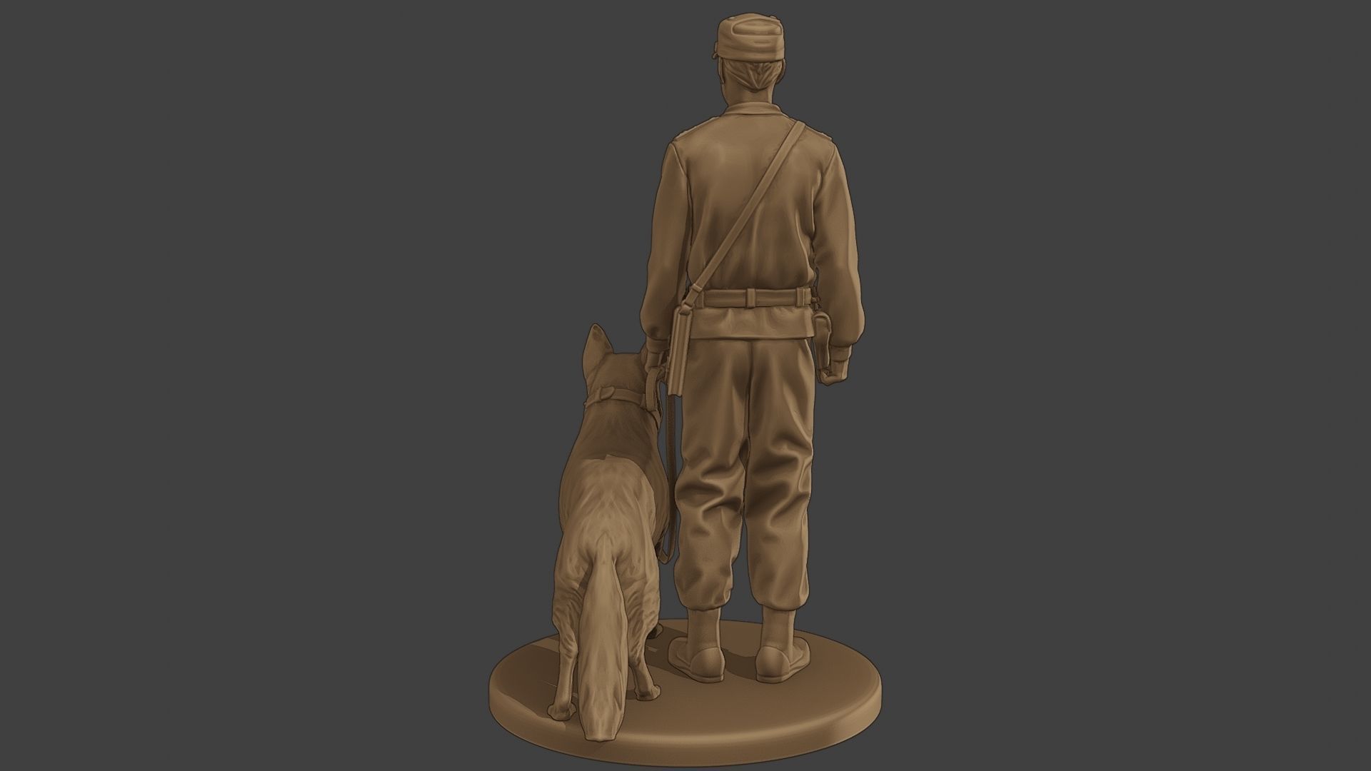 Czechoslovak communist Police K9 001 3D print model_6
