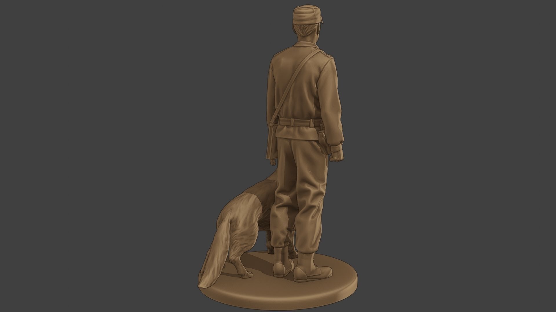Czechoslovak communist Police K9 001 3D print model_7