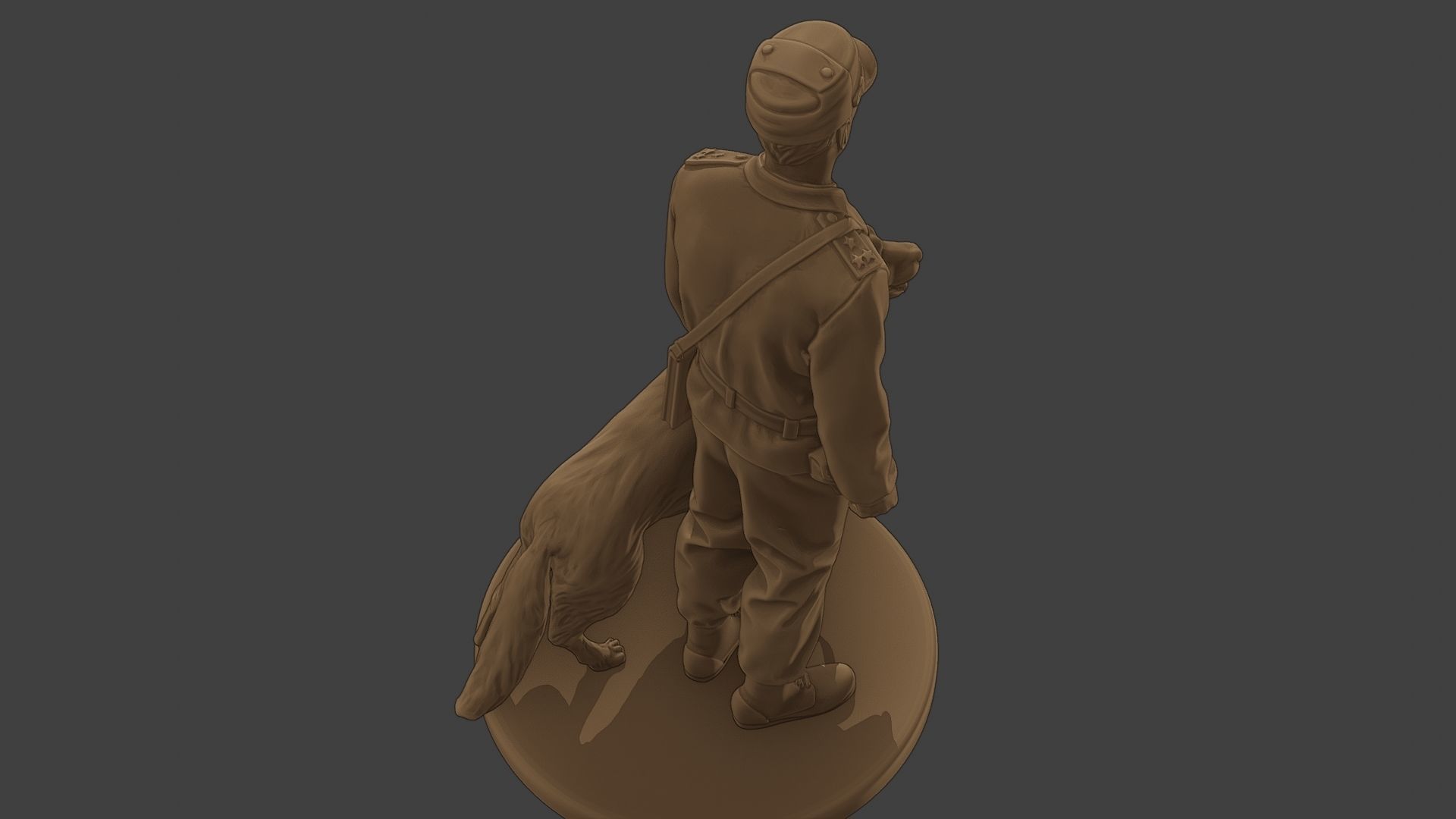 Czechoslovak communist Police K9 001 3D print model_22