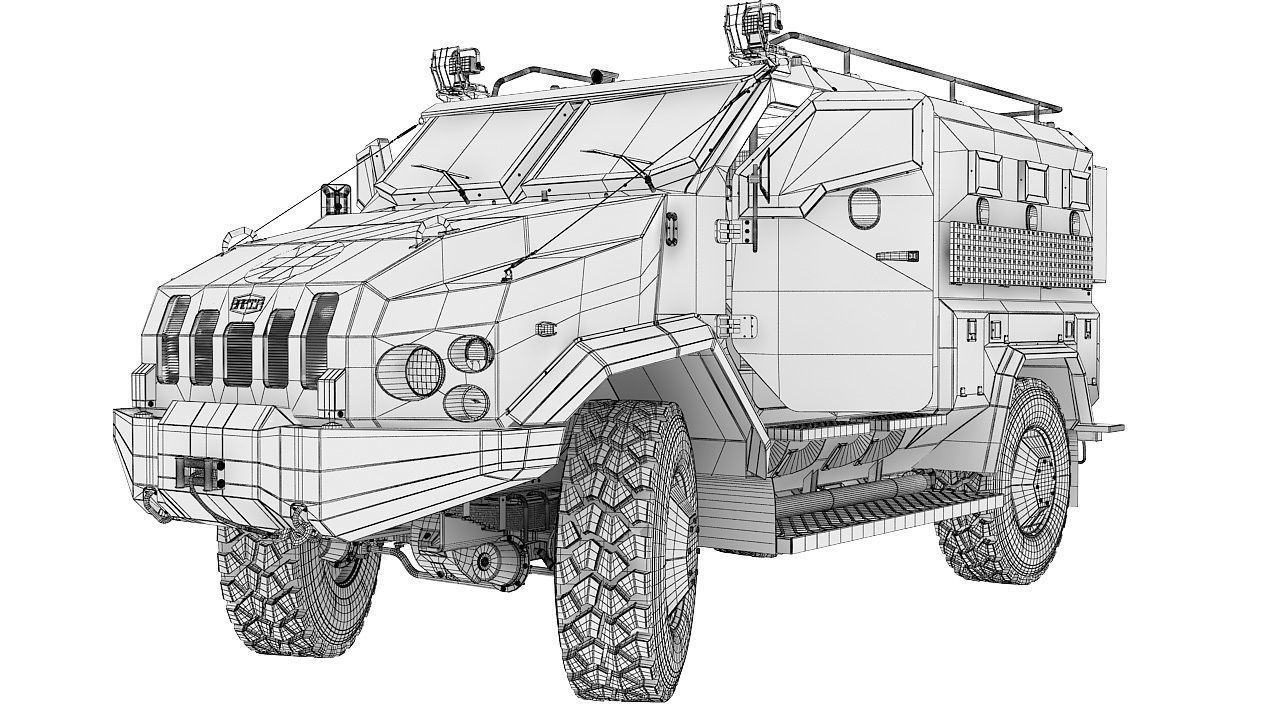 APC Varta Ambulance  3D model_29