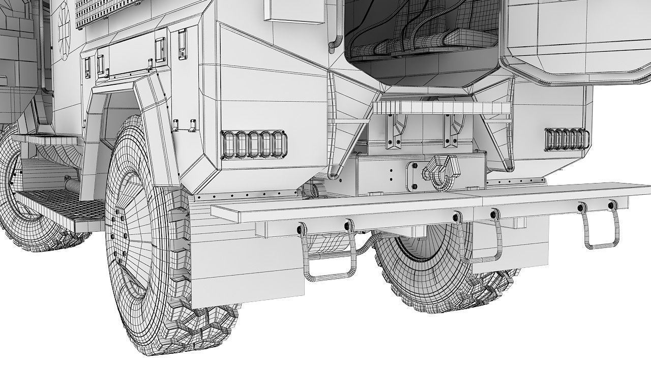 APC Varta Ambulance  3D model_39