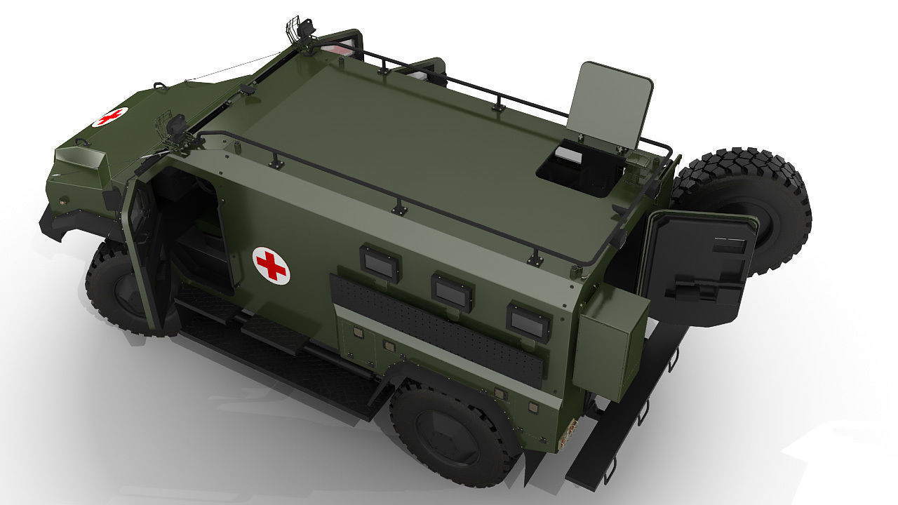 APC Varta Ambulance  3D model_3