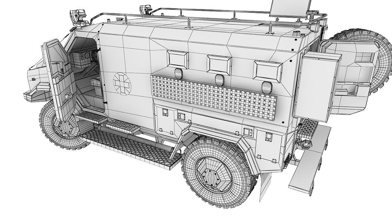 APC Varta Ambulance  3D model_37