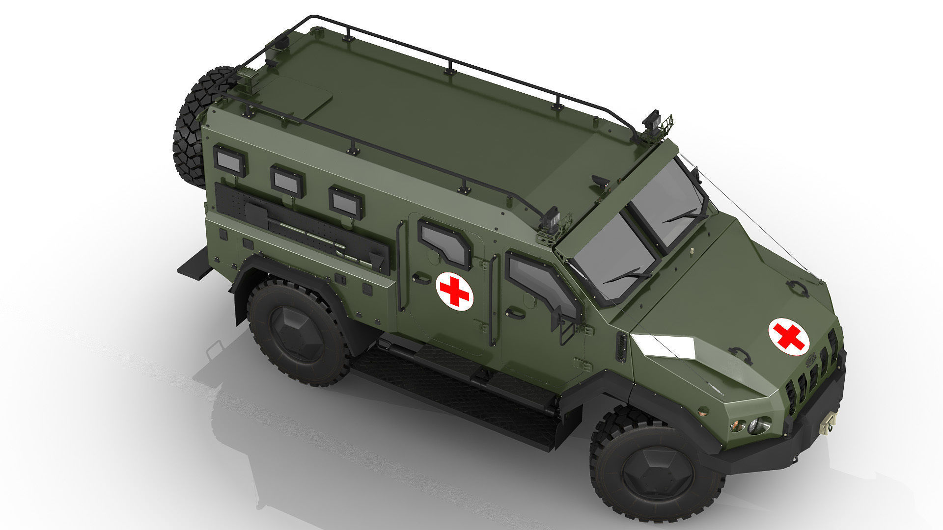 APC Varta Ambulance  3D model_8
