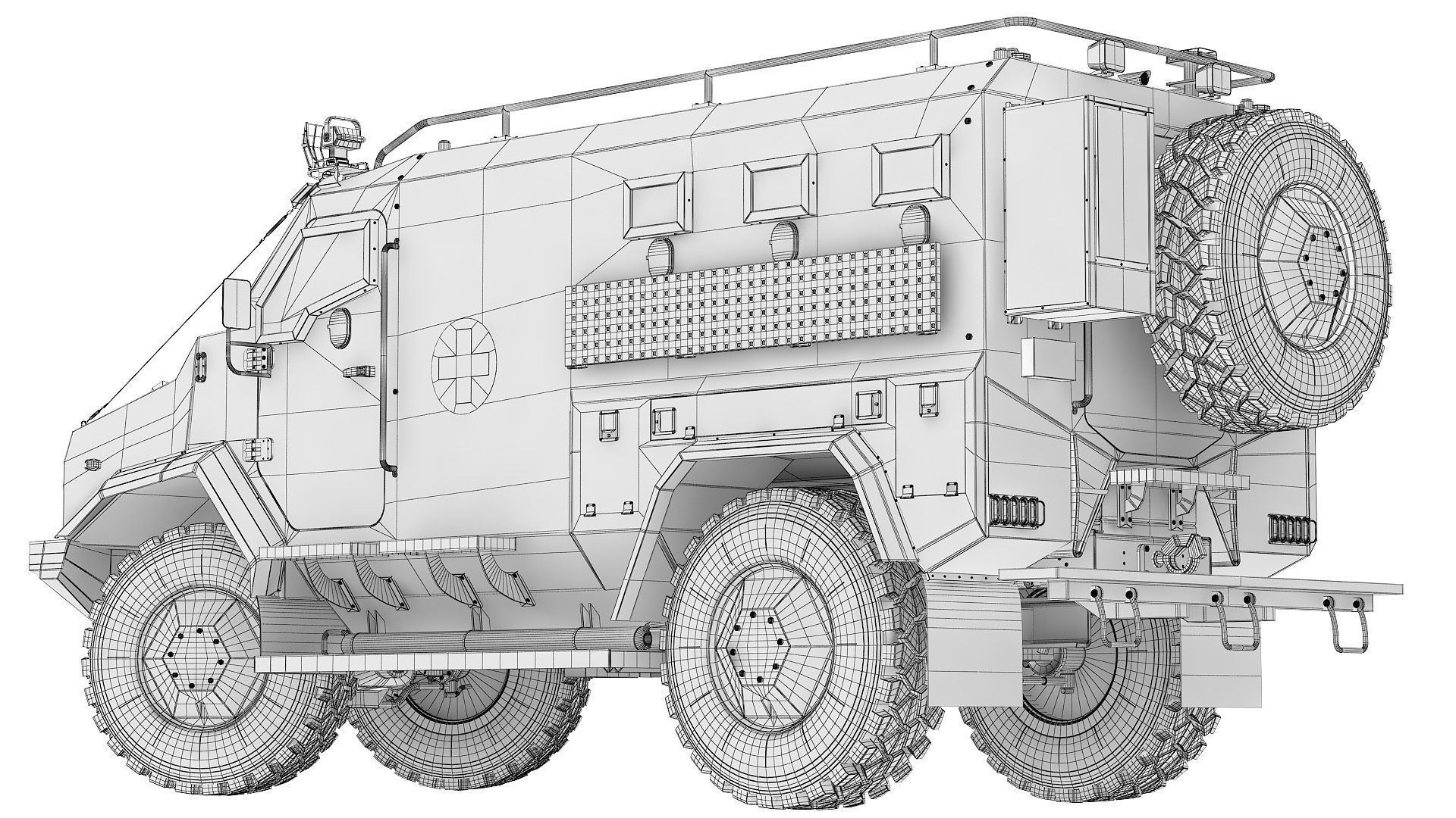 APC Varta Ambulance  3D model_25