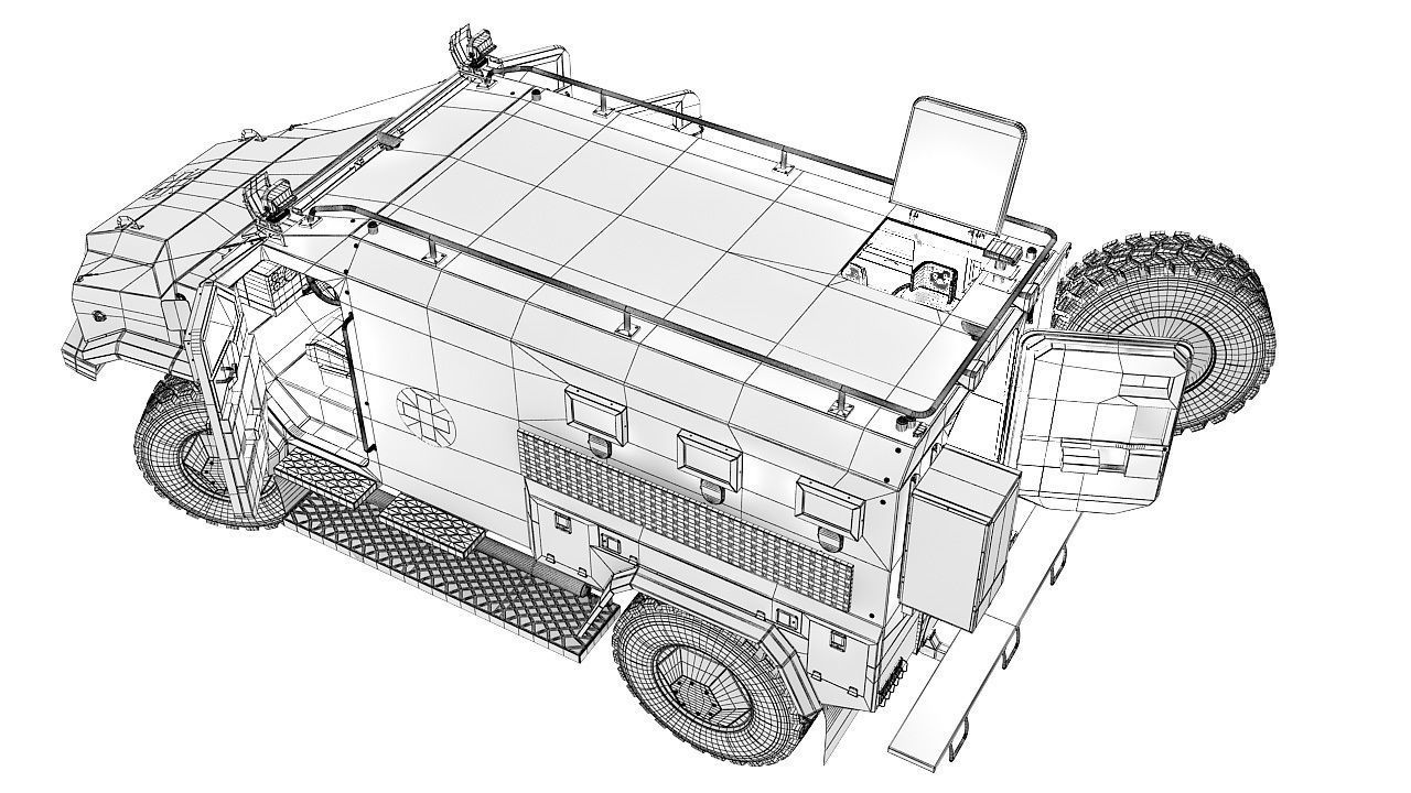 APC Varta Ambulance  3D model_28
