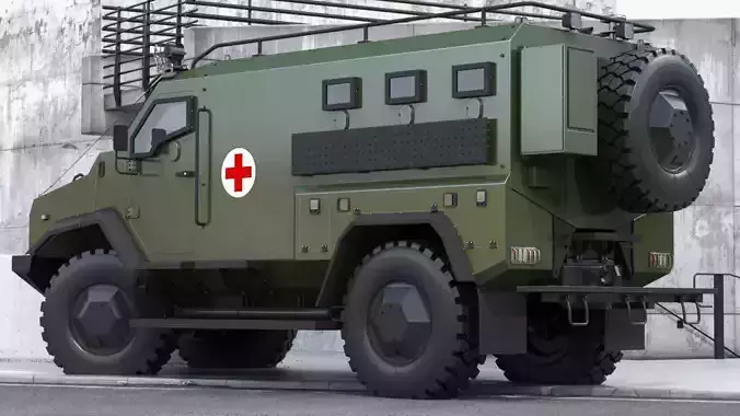 APC Varta Ambulance  3D model