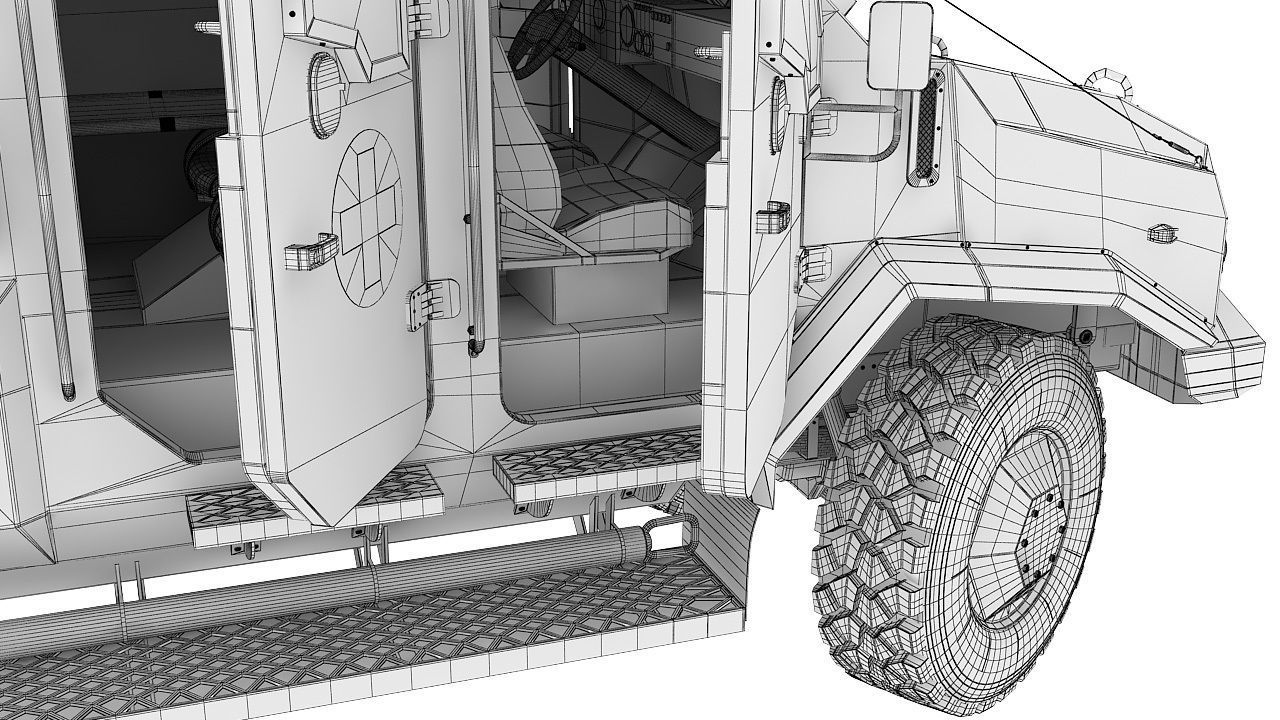 APC Varta Ambulance  3D model_38