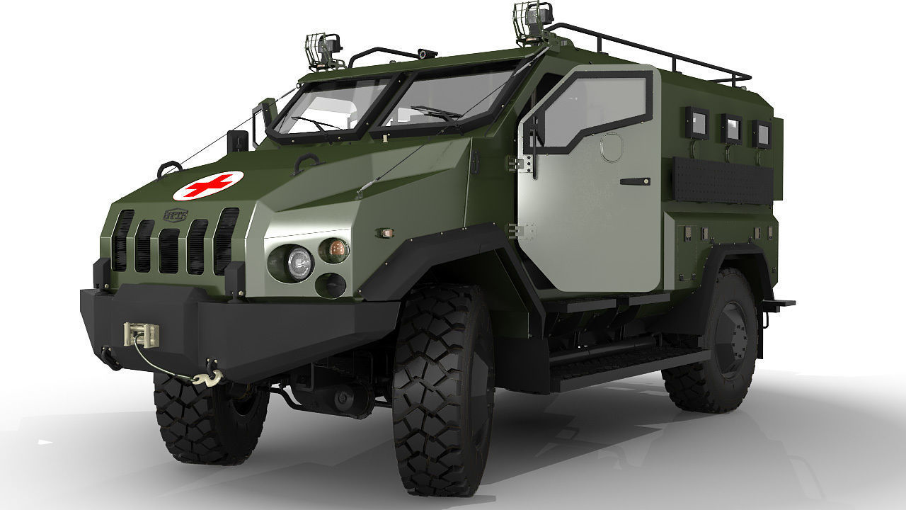 APC Varta Ambulance  3D model_7