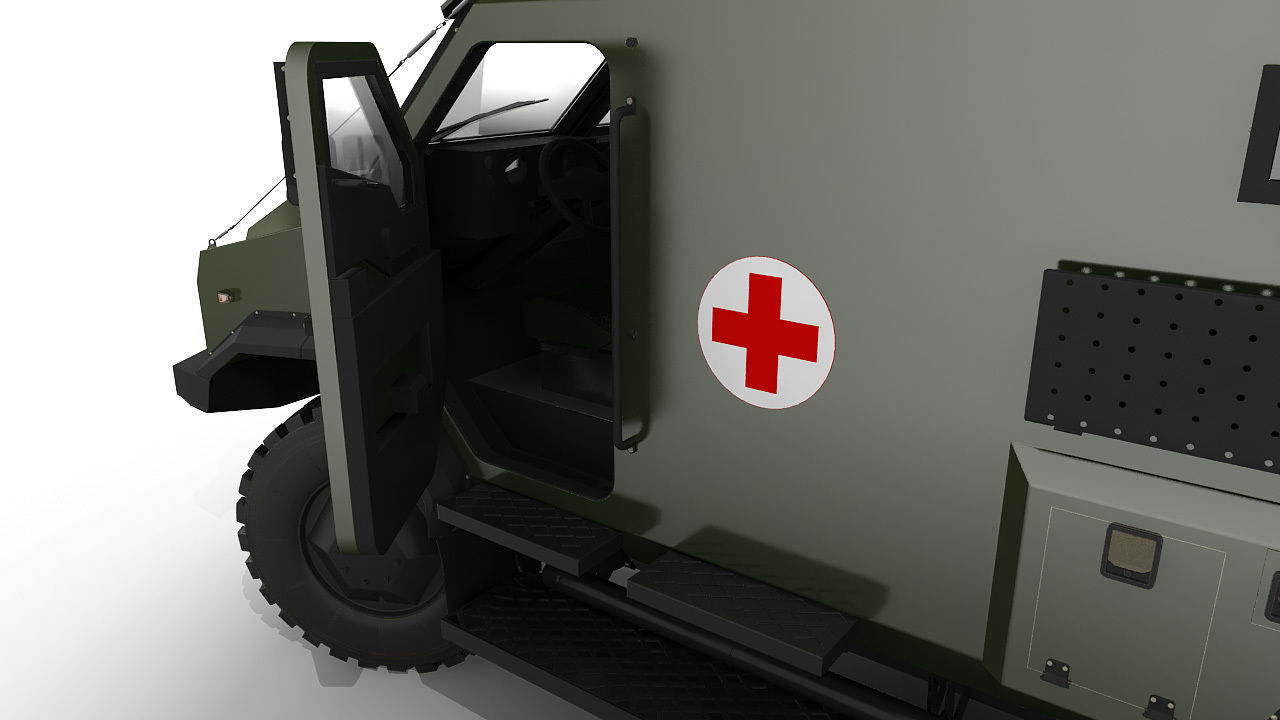 APC Varta Ambulance  3D model_15