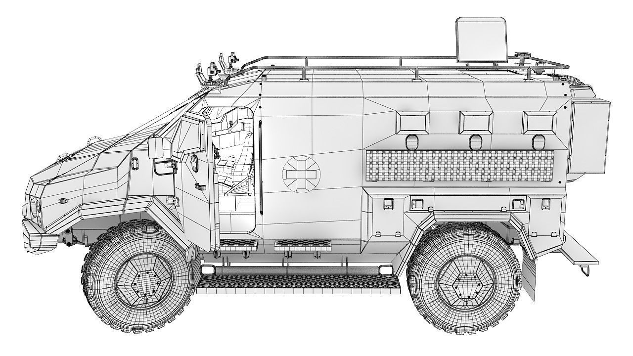 APC Varta Ambulance  3D model_32
