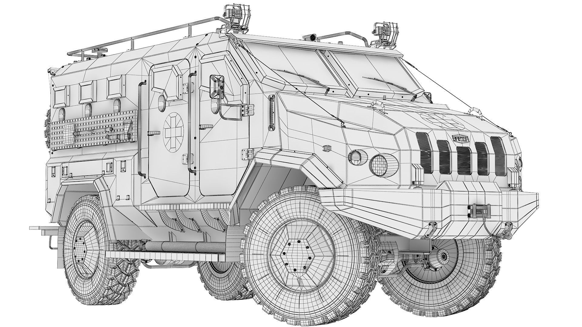 APC Varta Ambulance  3D model_24