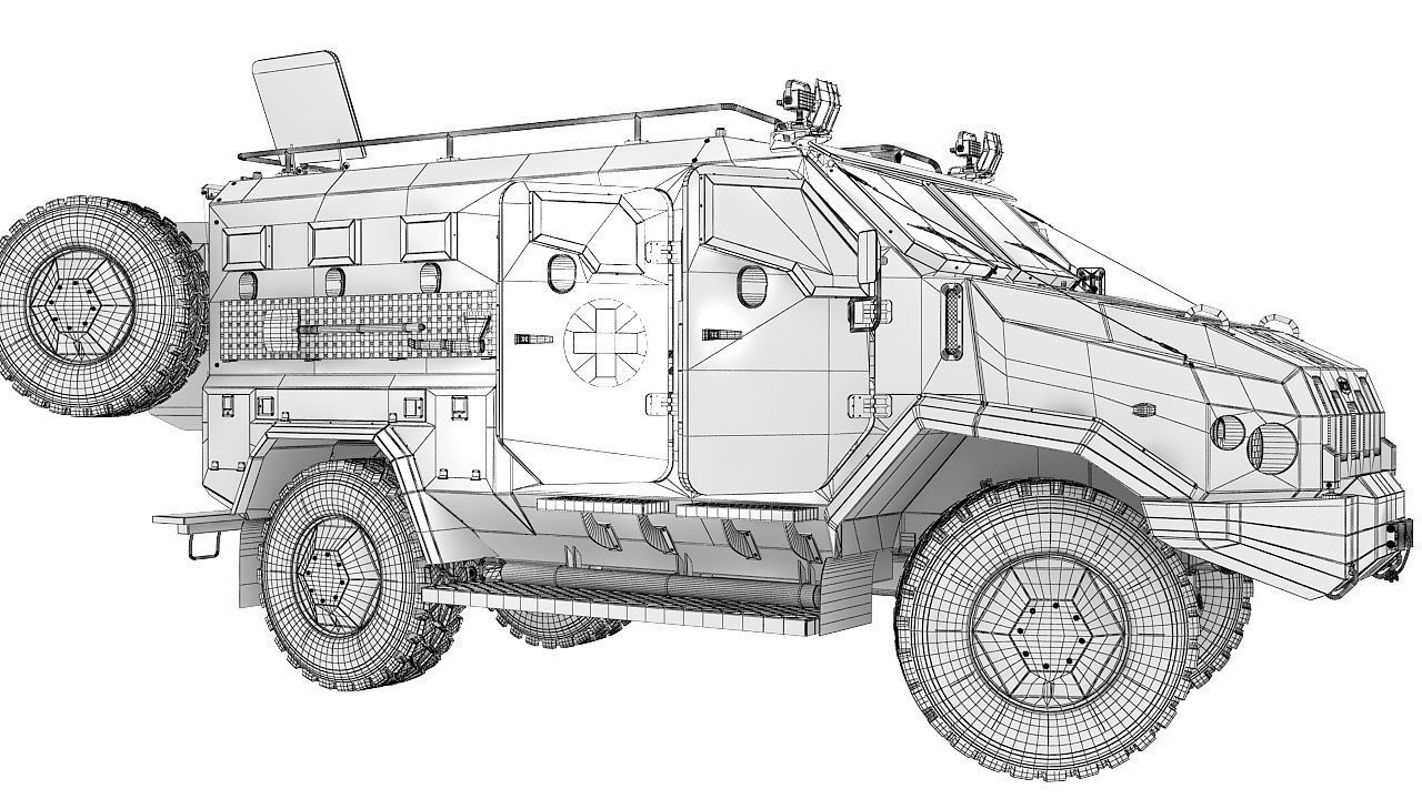 APC Varta Ambulance  3D model_30