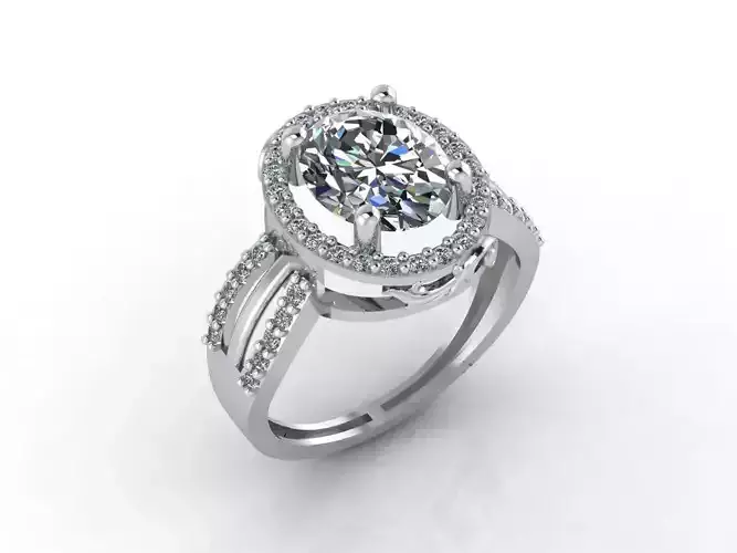 Women Rings 3DM STL Womens Rings DiamondDetails 3D print model