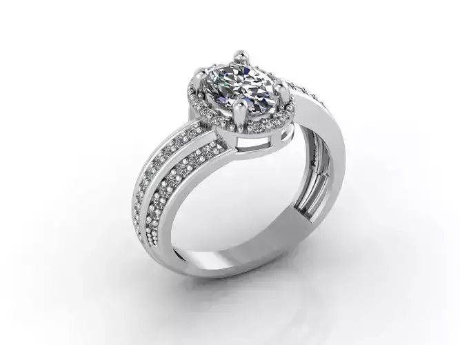 Women Rings 3DM STL Womens Rings DiamondDetails 3D print model