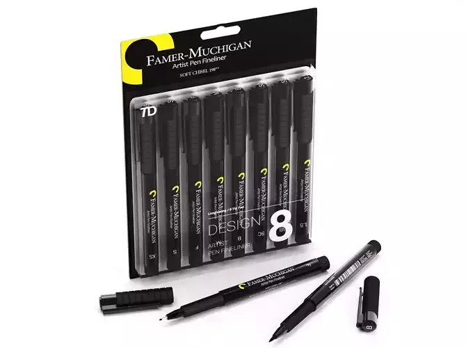 Artist Fineliner Pen Set