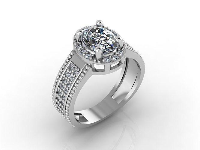 Women Rings 3DM STL Womens Rings DiamondDetails 3D print model 3D print model