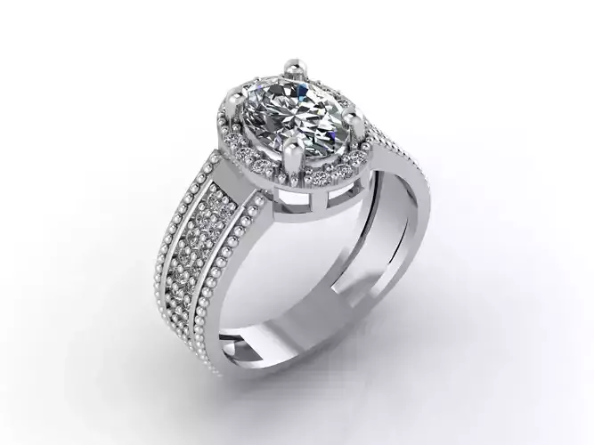 Women Rings 3DM STL Womens Rings DiamondDetails 3D print model