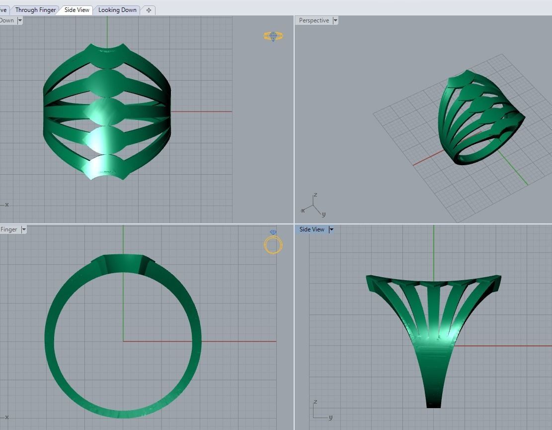 jewelry ring 3D print model_6