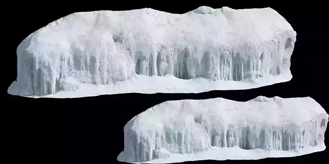 SnowCliff two icebergs