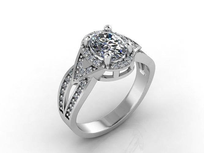 Women Rings 3DM STL Womens Rings DiamondDetails 3D print model 3D print model