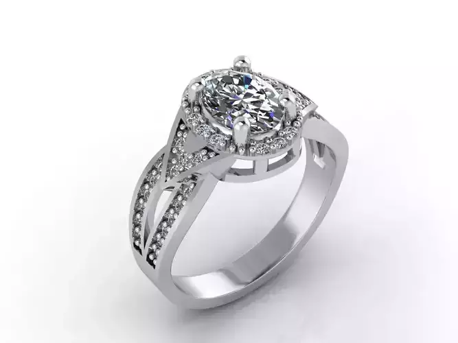 Women Rings 3DM STL Womens Rings DiamondDetails 3D print model