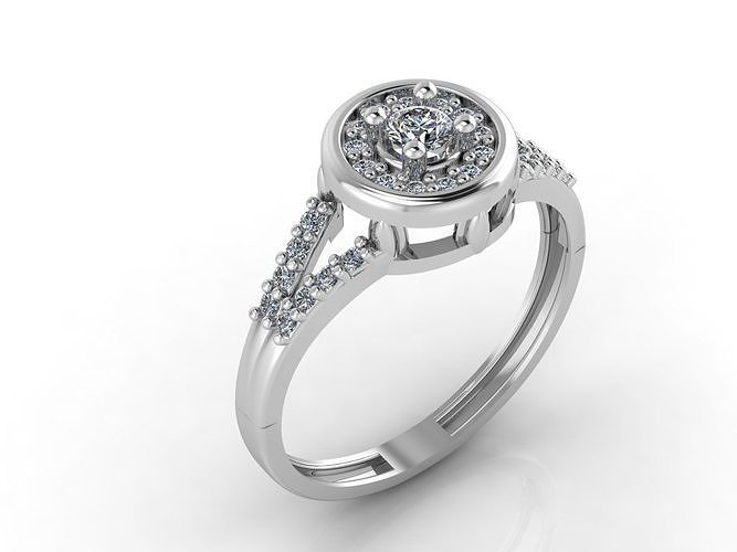 Women Rings 3DM STL Womens Rings DiamondDetails 3D print model 3D print model