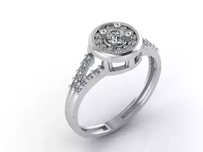 Women Rings 3DM STL Womens Rings DiamondDetails 3D print model