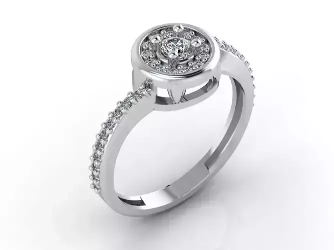 Women Rings 3DM STL Womens Rings DiamondDetails 3D print model