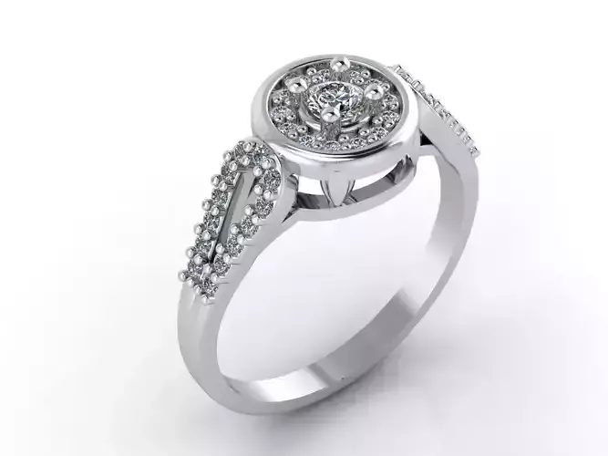 Women Rings 3DM STL Womens Rings DiamondDetails 3D print model