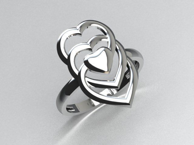 jewelry ring 3D print model_5