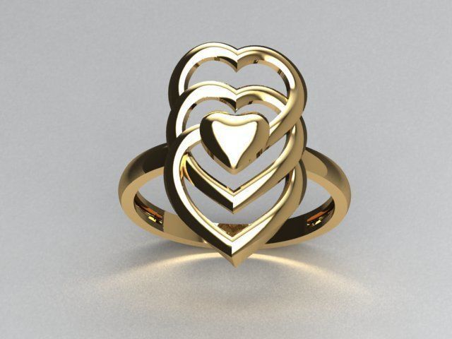 jewelry ring 3D print model_4