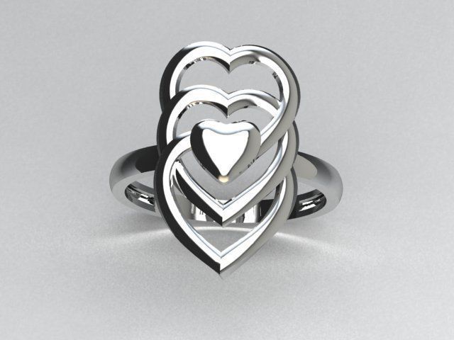 jewelry ring 3D print model_3