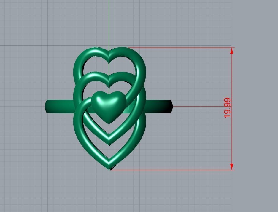 jewelry ring 3D print model_9