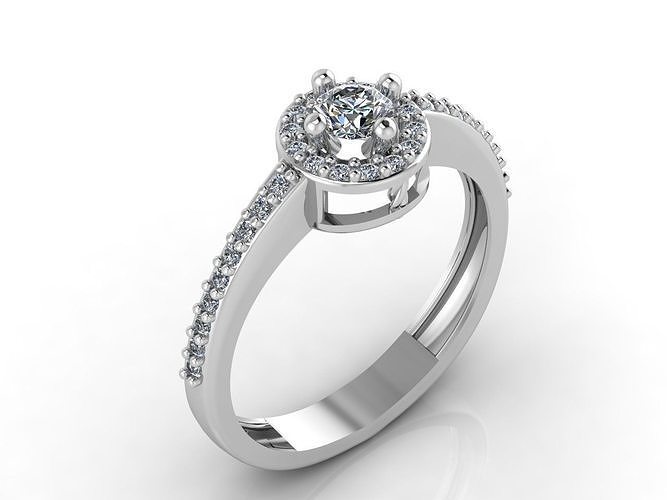 Women Rings 3DM STL Womens Rings DiamondDetails 3D print model 3D print model