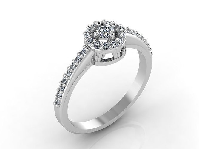 Women Rings 3DM STL Womens Rings DiamondDetails 3D print model 3D print model
