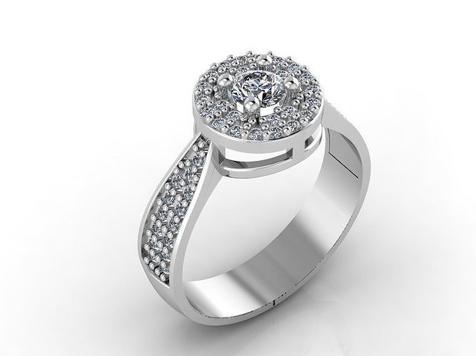 Women Rings 3DM STL Womens Rings DiamondDetails 3D print model 3D print model