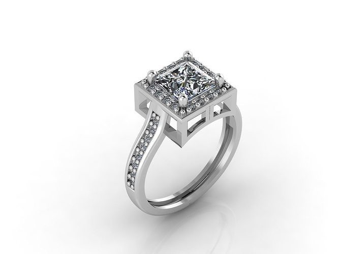 Women Rings 3DM STL Womens Rings DiamondDetails 3D print model 3D print model