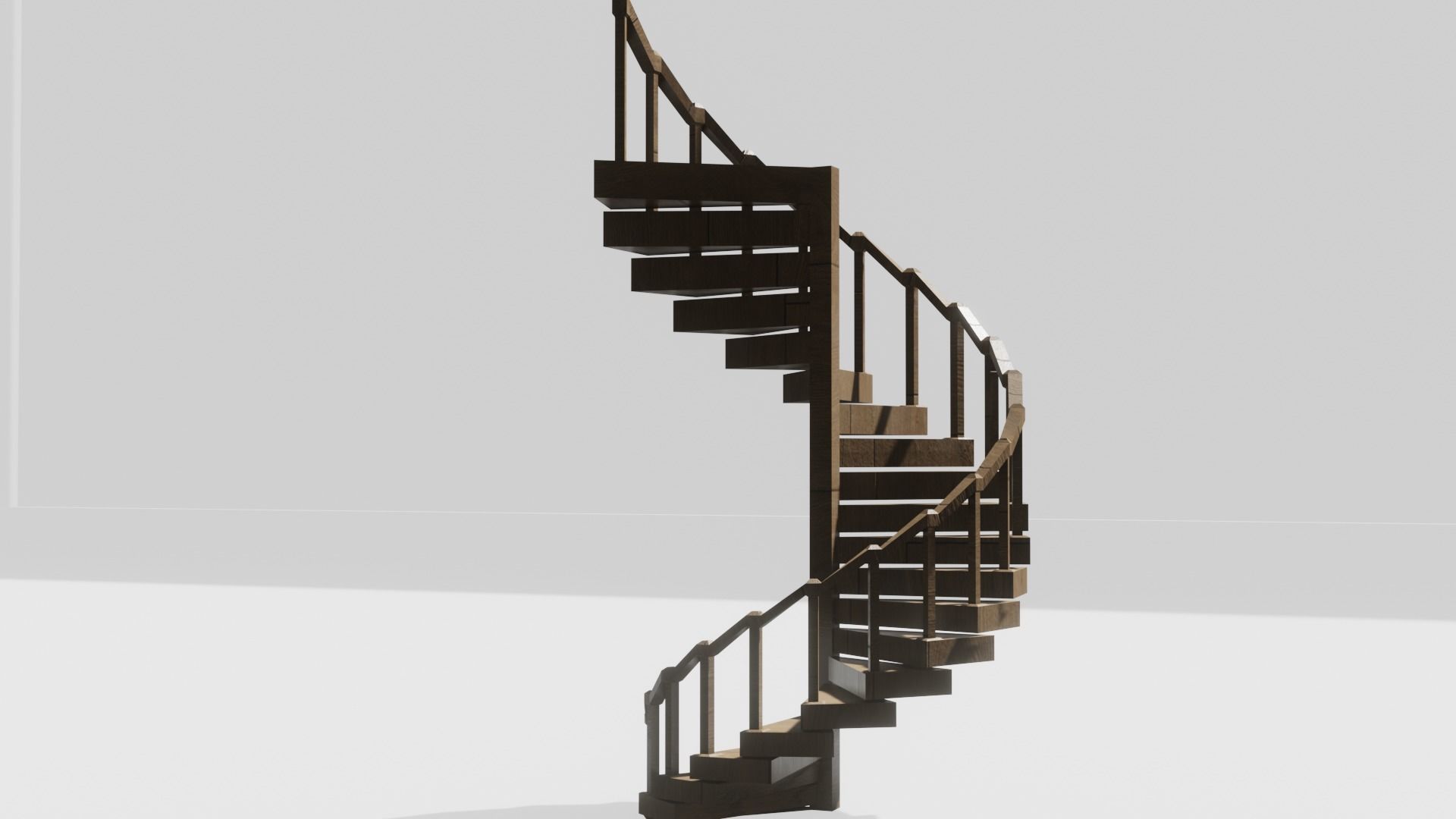 Spiral Staircase 3D model 3D model_1
