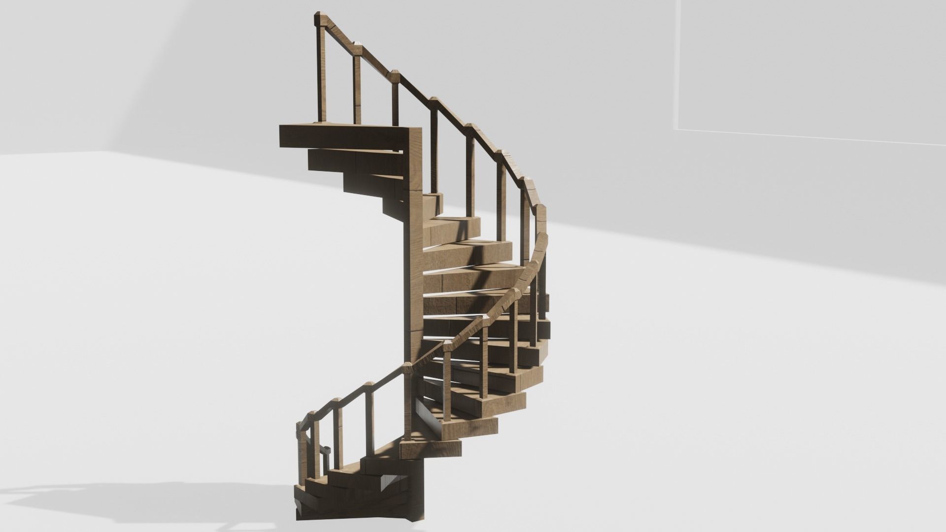 Spiral Staircase 3D model 3D model_7