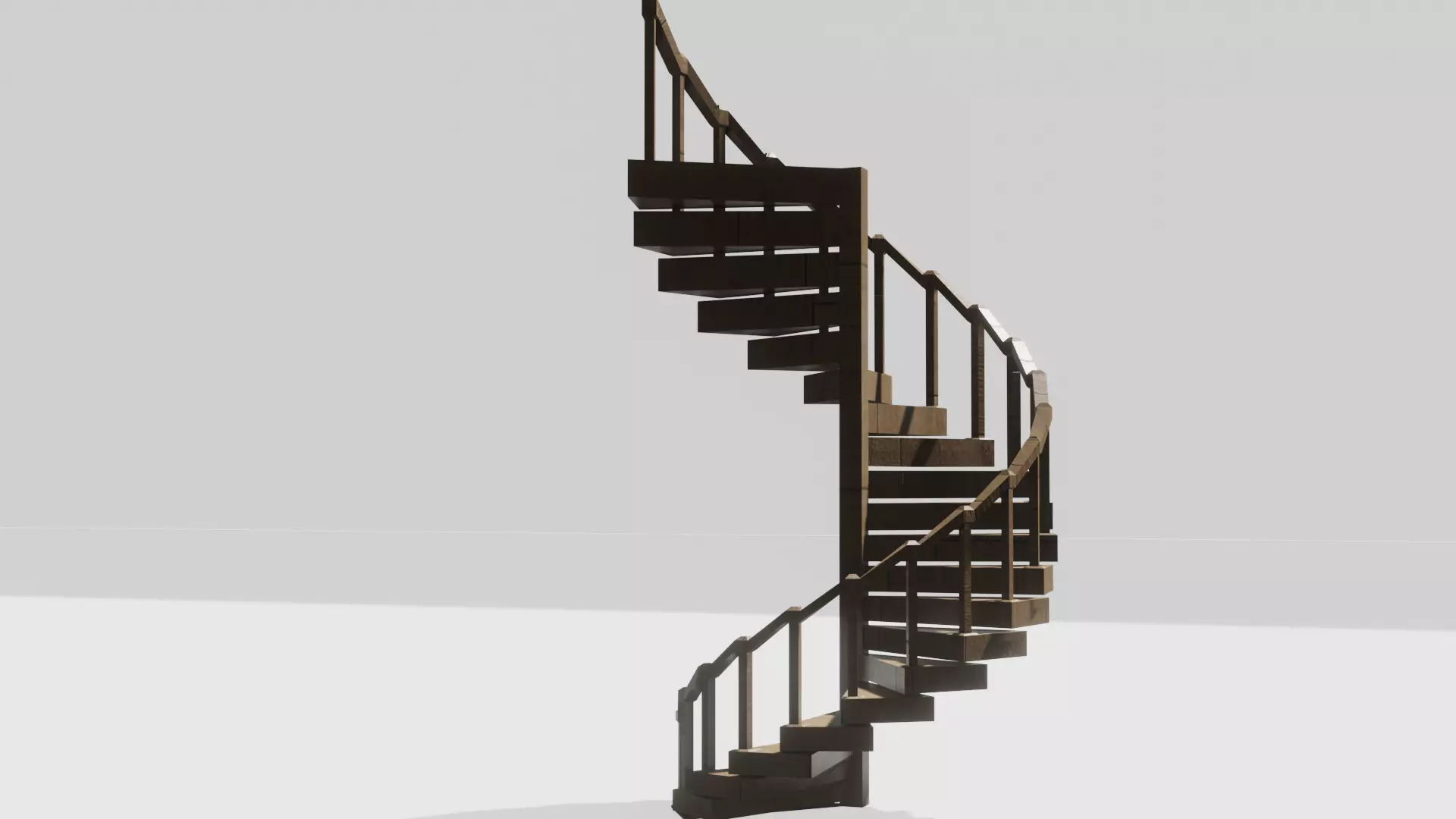 Spiral Staircase 3D model 3D model_0