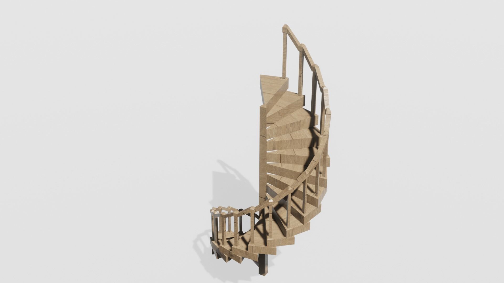 Spiral Staircase 3D model 3D model_19