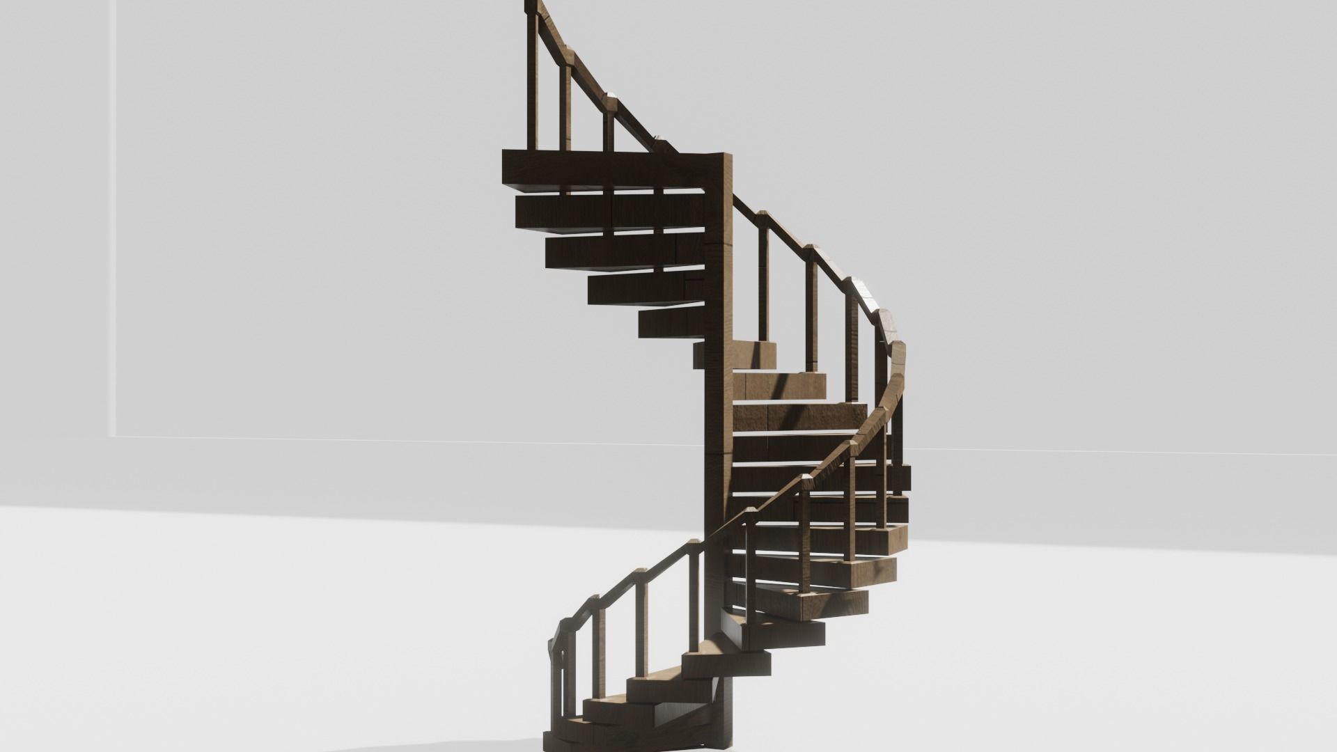 Spiral Staircase 3D model 3D model_2