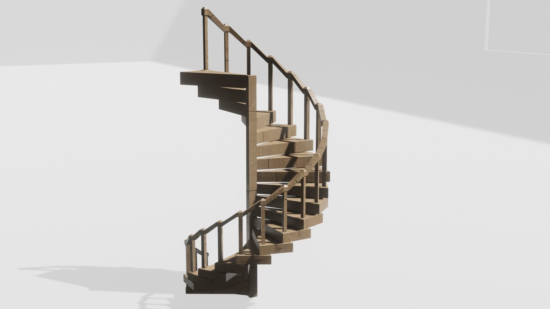 Spiral Staircase 3D model 3D model_8
